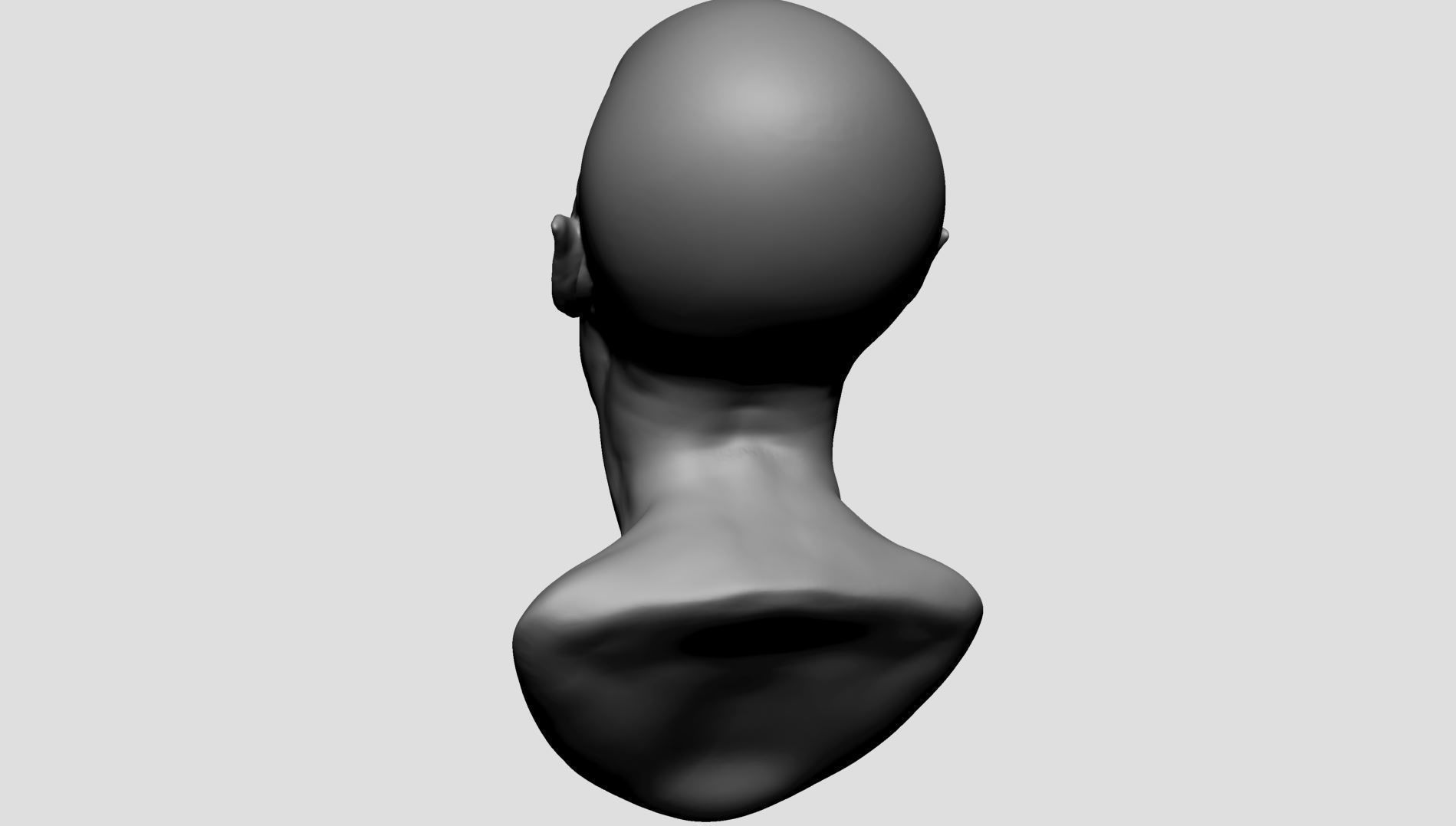 Creature Head B 3D model_4