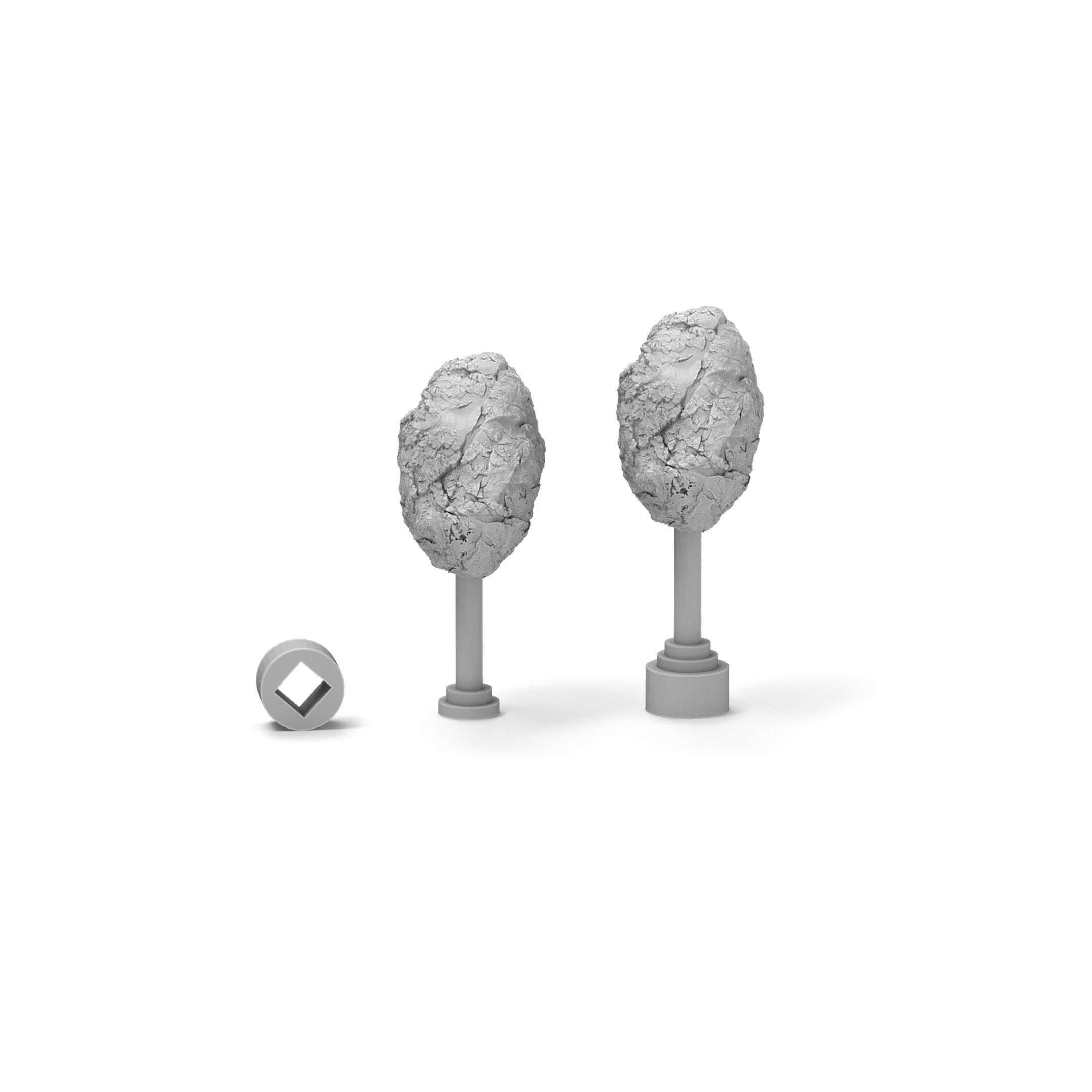 Space Scenery Obstacles for Star Wars Armada and X-Wing 3D print model_3