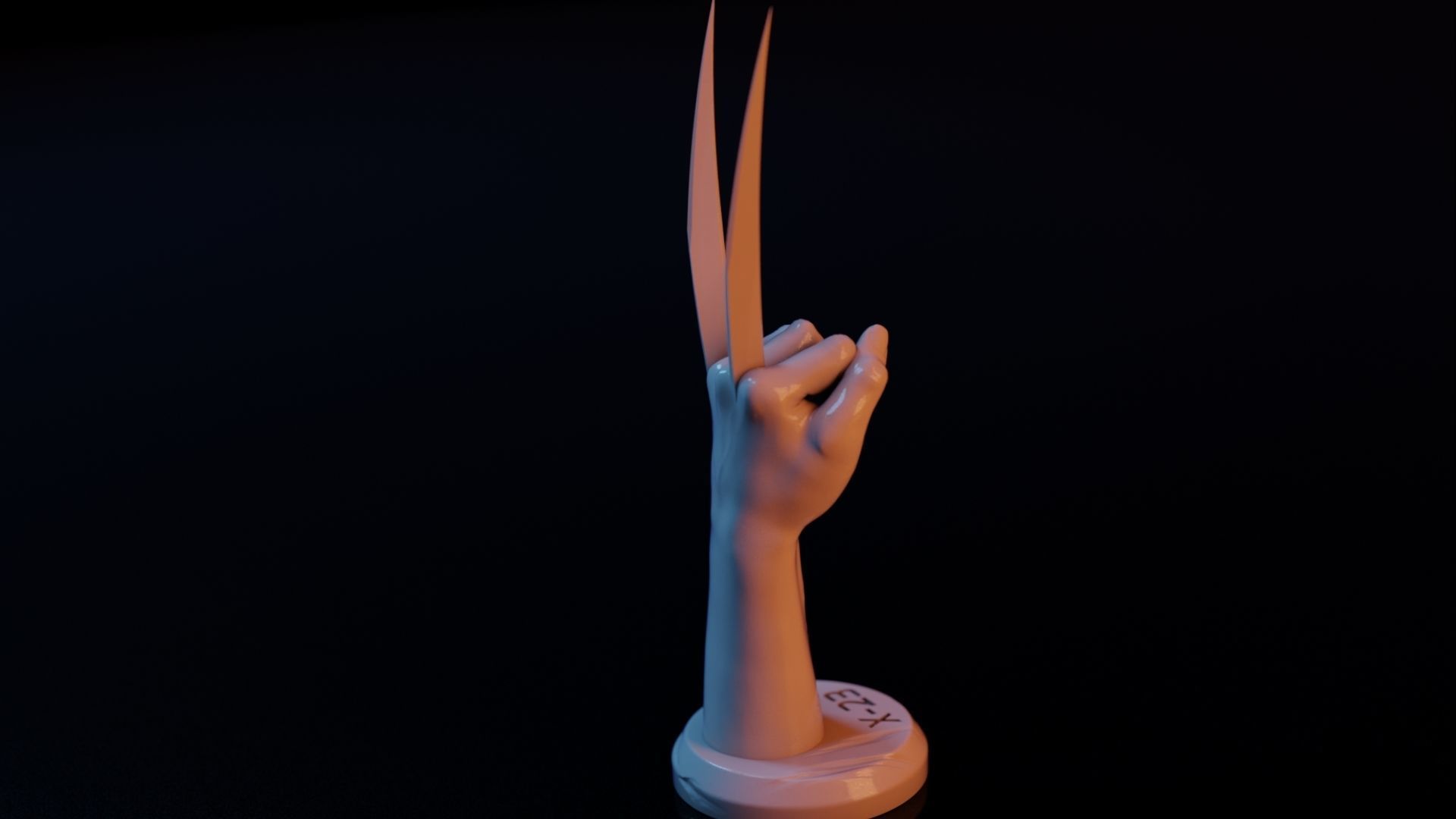 X-23 Hand with Claws 3D print model_37