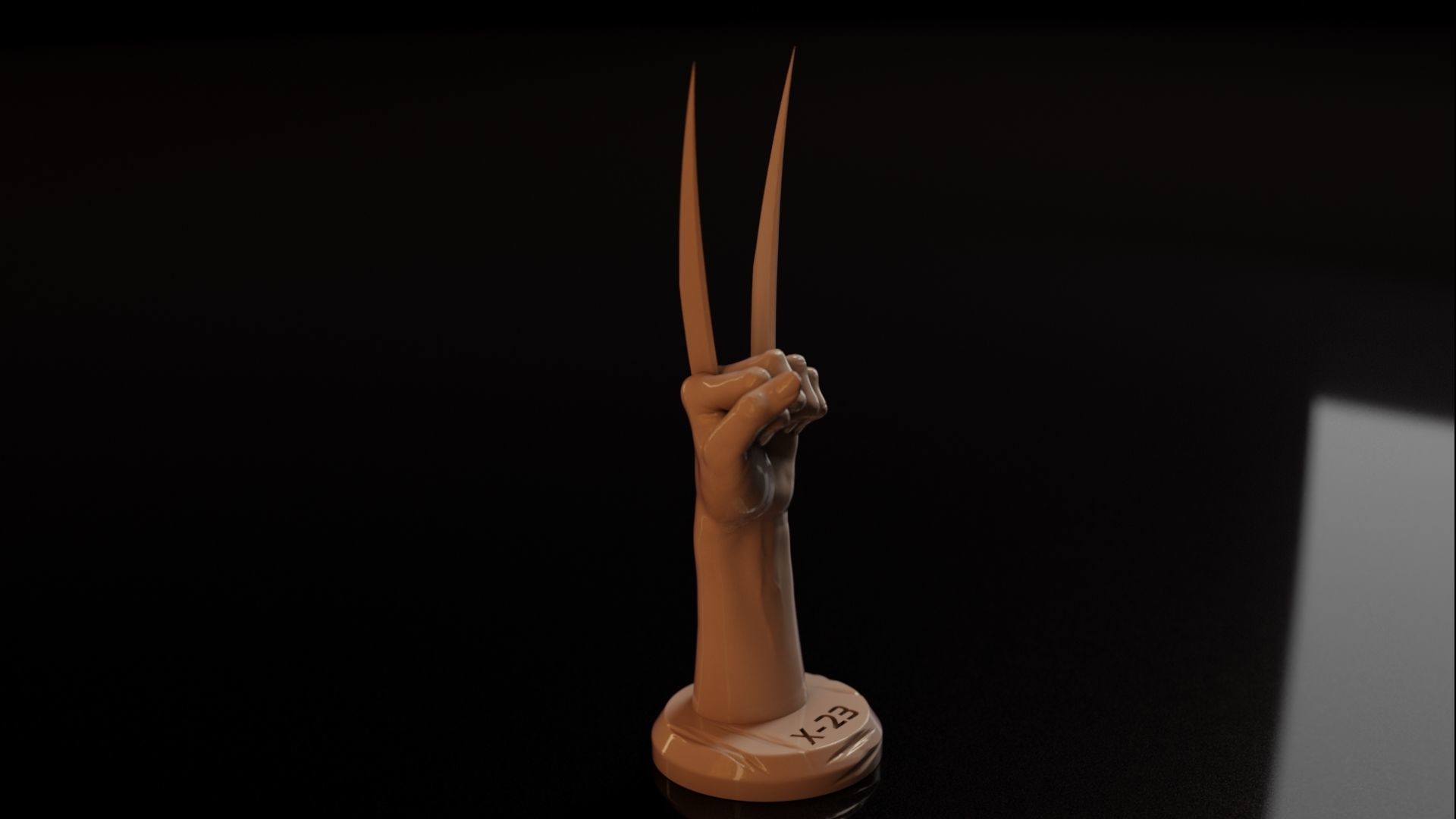 X-23 Hand with Claws 3D print model_3