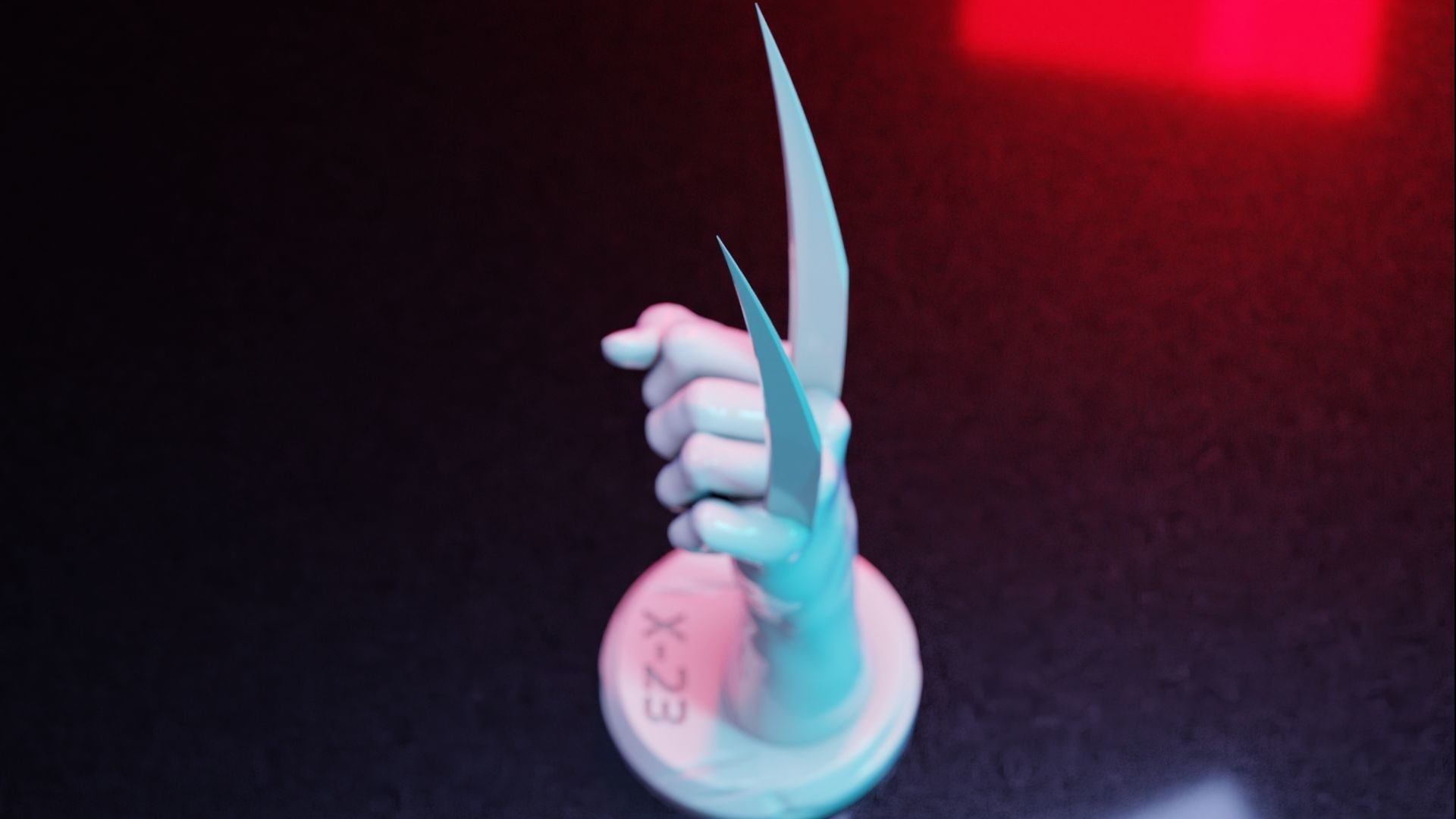 X-23 Hand with Claws 3D print model_6