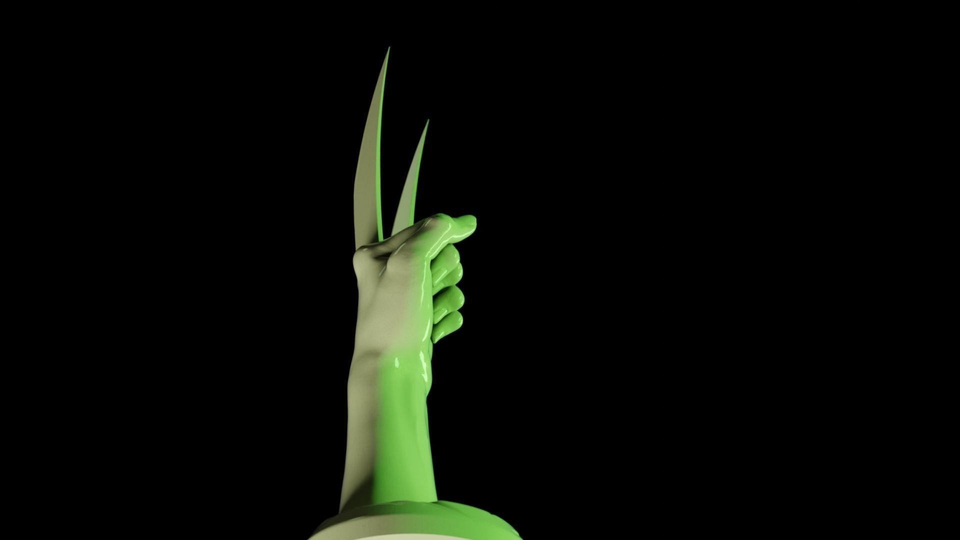 X-23 Hand with Claws 3D print model_28