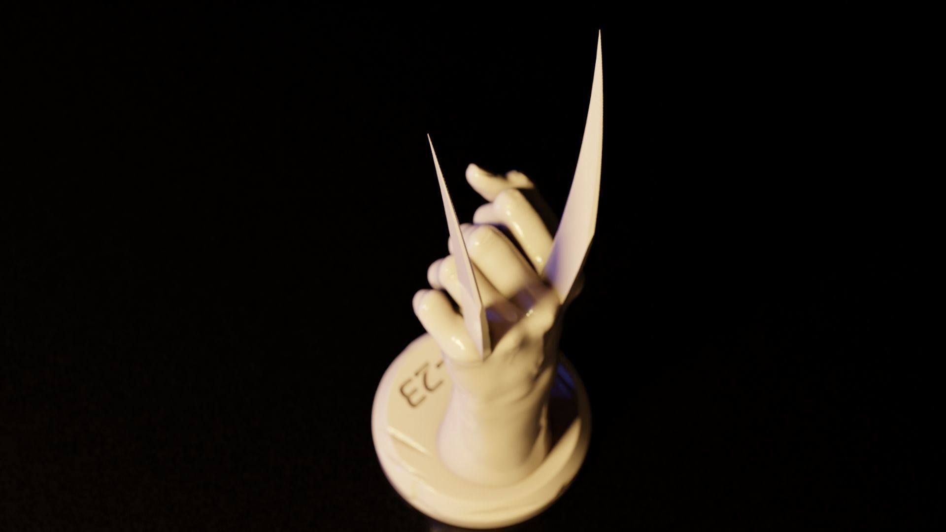 X-23 Hand with Claws 3D print model_7