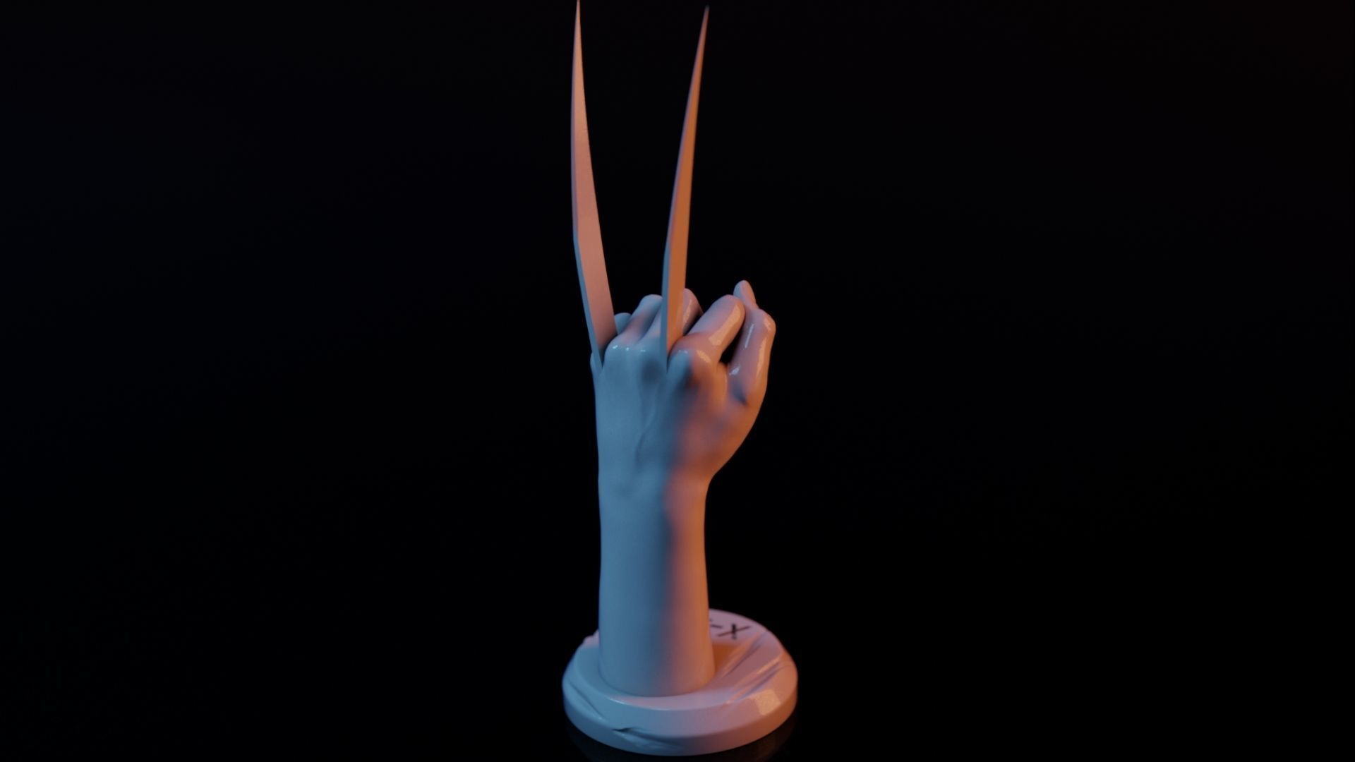 X-23 Hand with Claws 3D print model_36