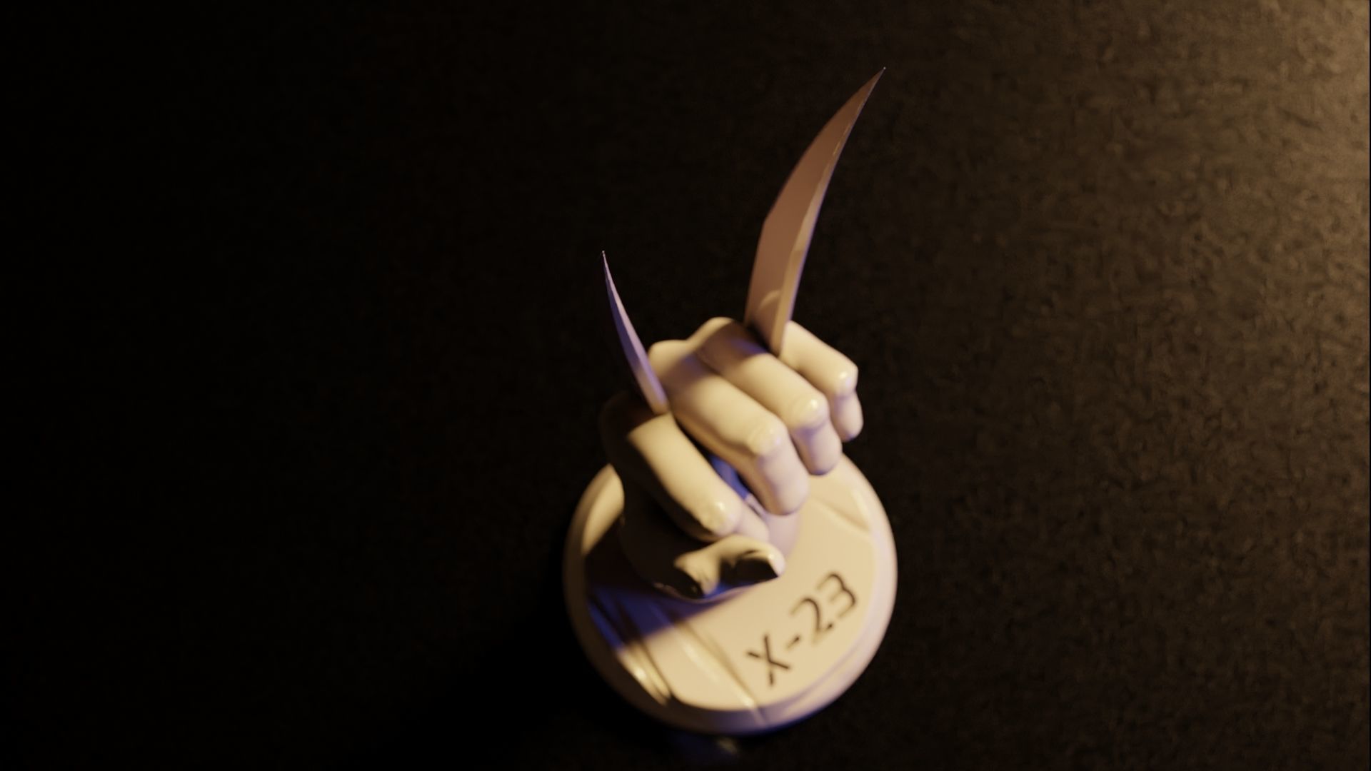 X-23 Hand with Claws 3D print model_10