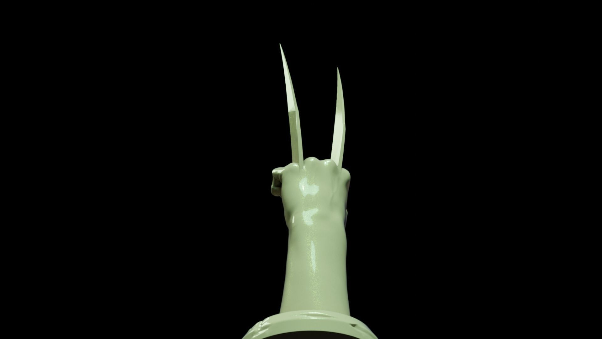 X-23 Hand with Claws 3D print model_29