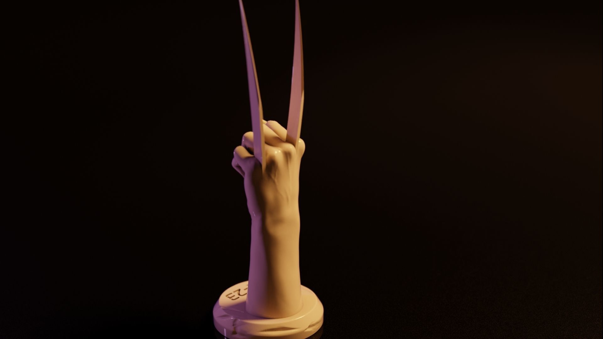 X-23 Hand with Claws 3D print model_33
