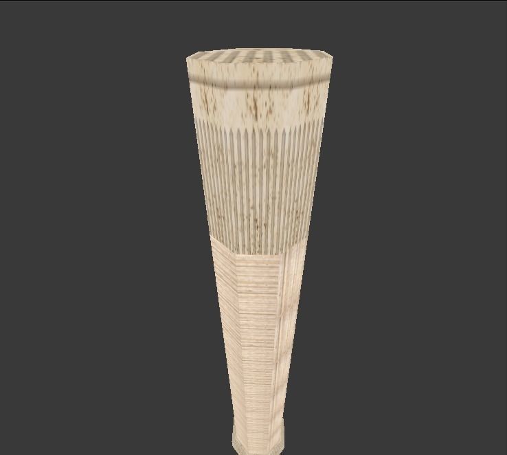 Gerudo Palace Pillar Free low-poly 3D model_2
