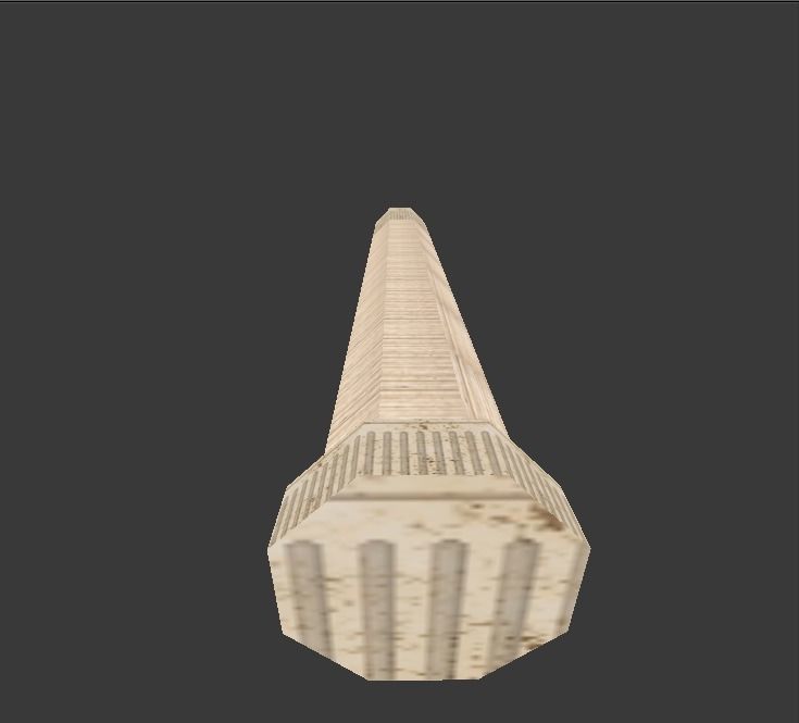 Gerudo Palace Pillar Free low-poly 3D model_5