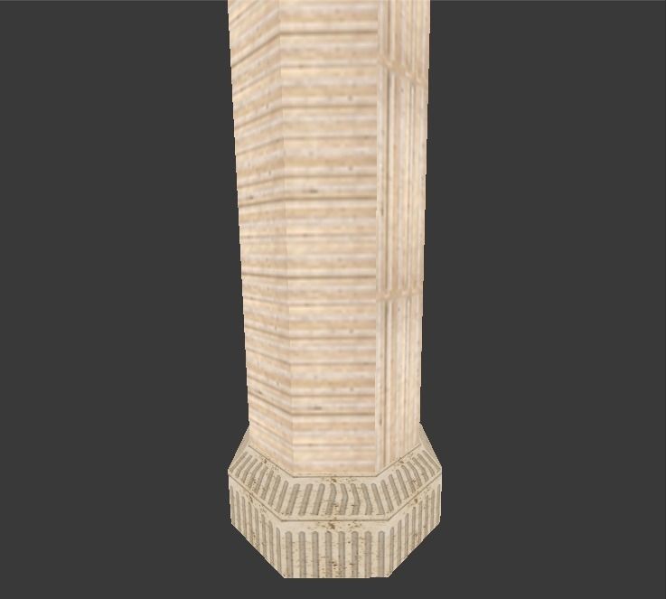 Gerudo Palace Pillar Free low-poly 3D model_3