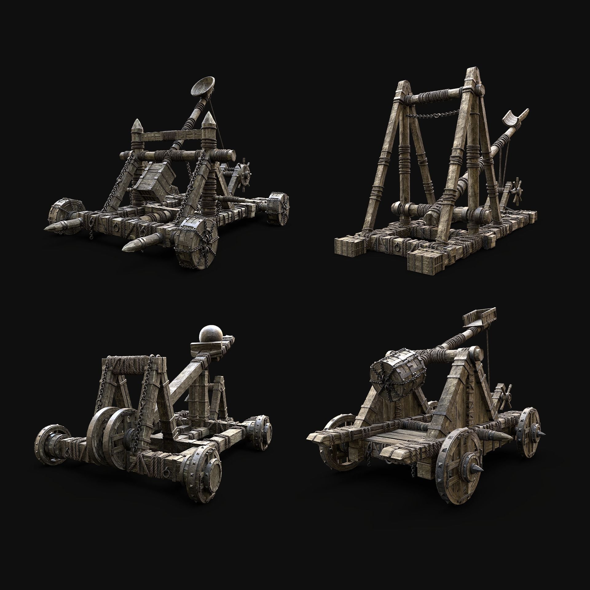 AAA SIEGE ENGINE WAR MACHINES BUILDER COLLECTION PACK _131