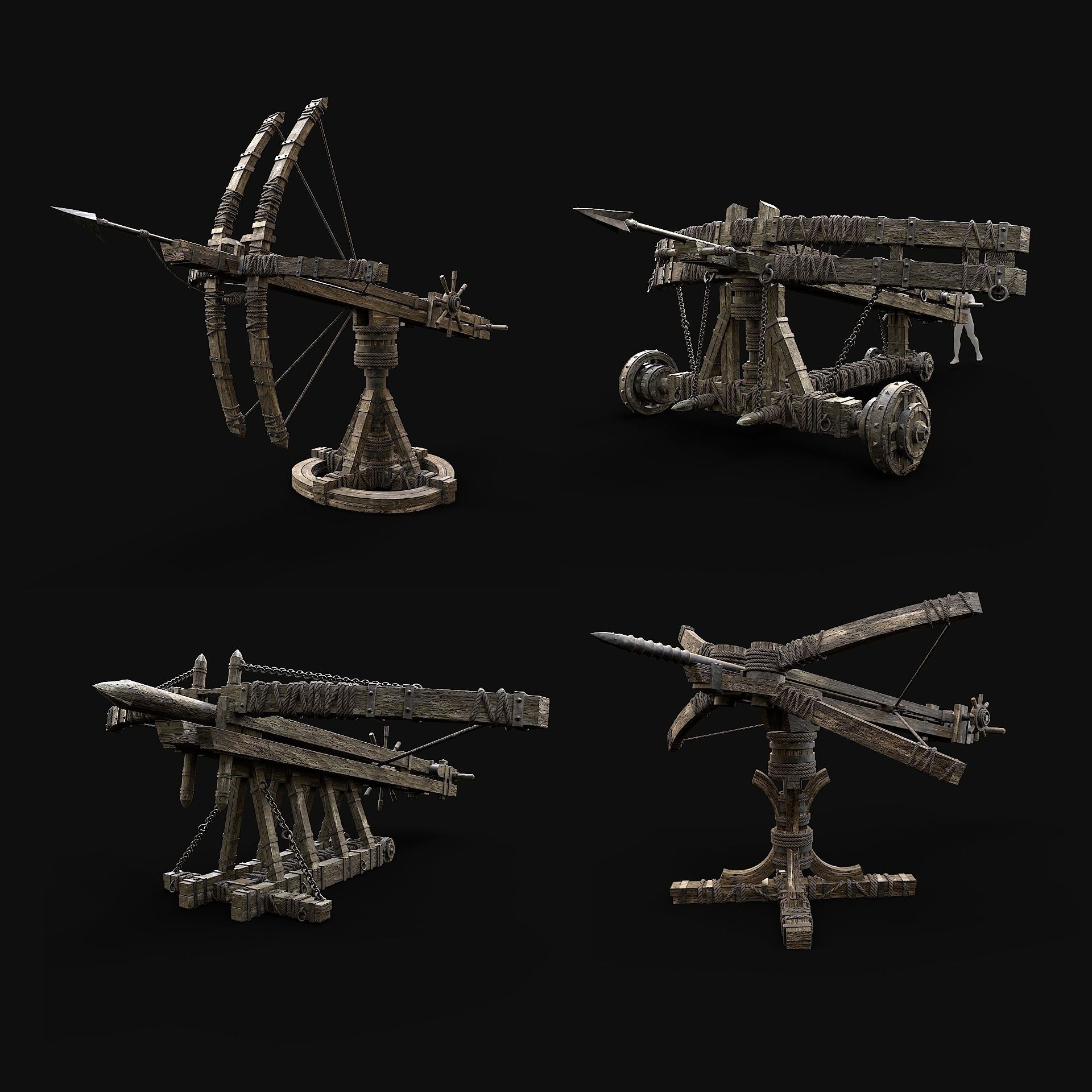 AAA SIEGE ENGINE WAR MACHINES BUILDER COLLECTION PACK _4