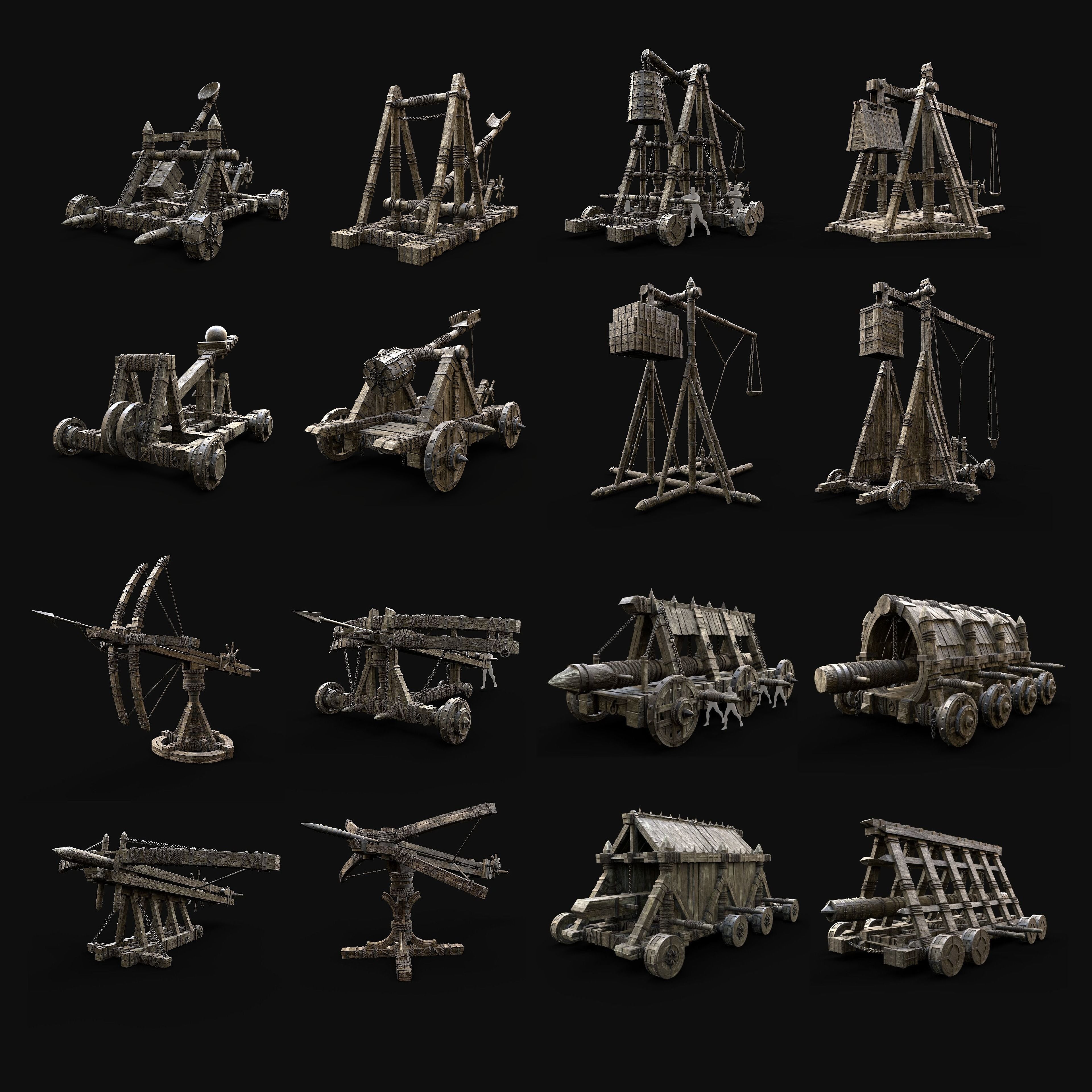 AAA SIEGE ENGINE WAR MACHINES BUILDER COLLECTION PACK _134