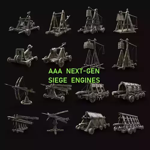 AAA SIEGE ENGINE WAR MACHINES BUILDER COLLECTION PACK 