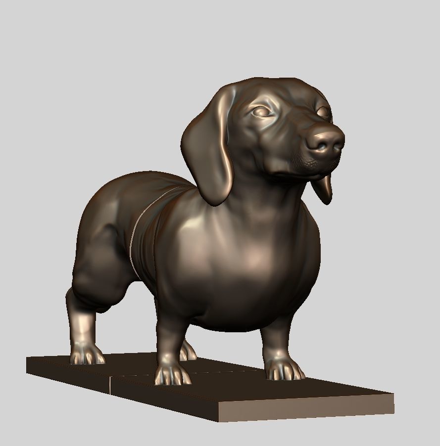 Dachshund Book-holder 3D print model_8