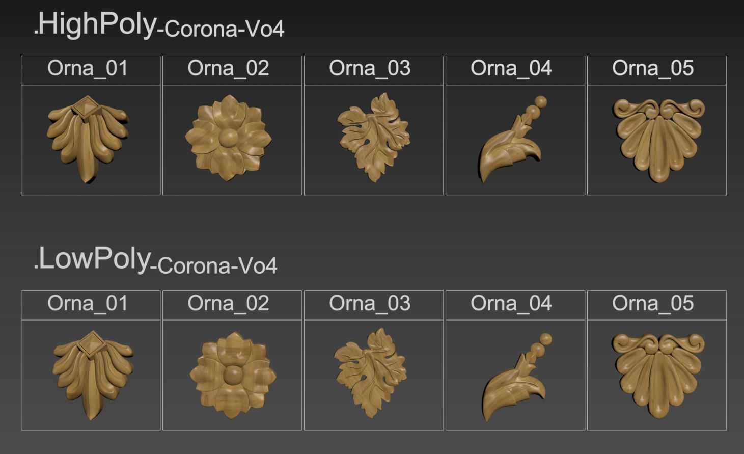 Trim Ornament VOL 4 3D model_6