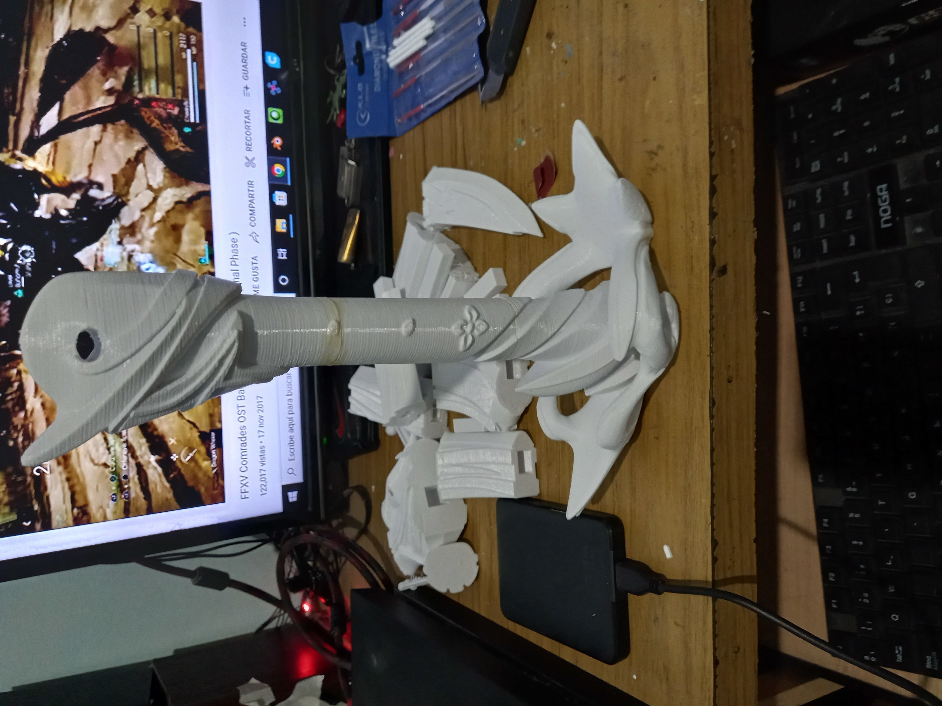 Genshin Impact Haran Geppaku Futsu Ayato Sword 3D print model_23