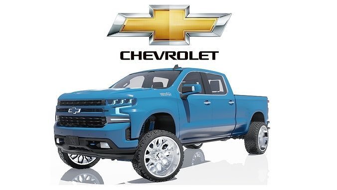 Pickup High Country w Interior 3D model