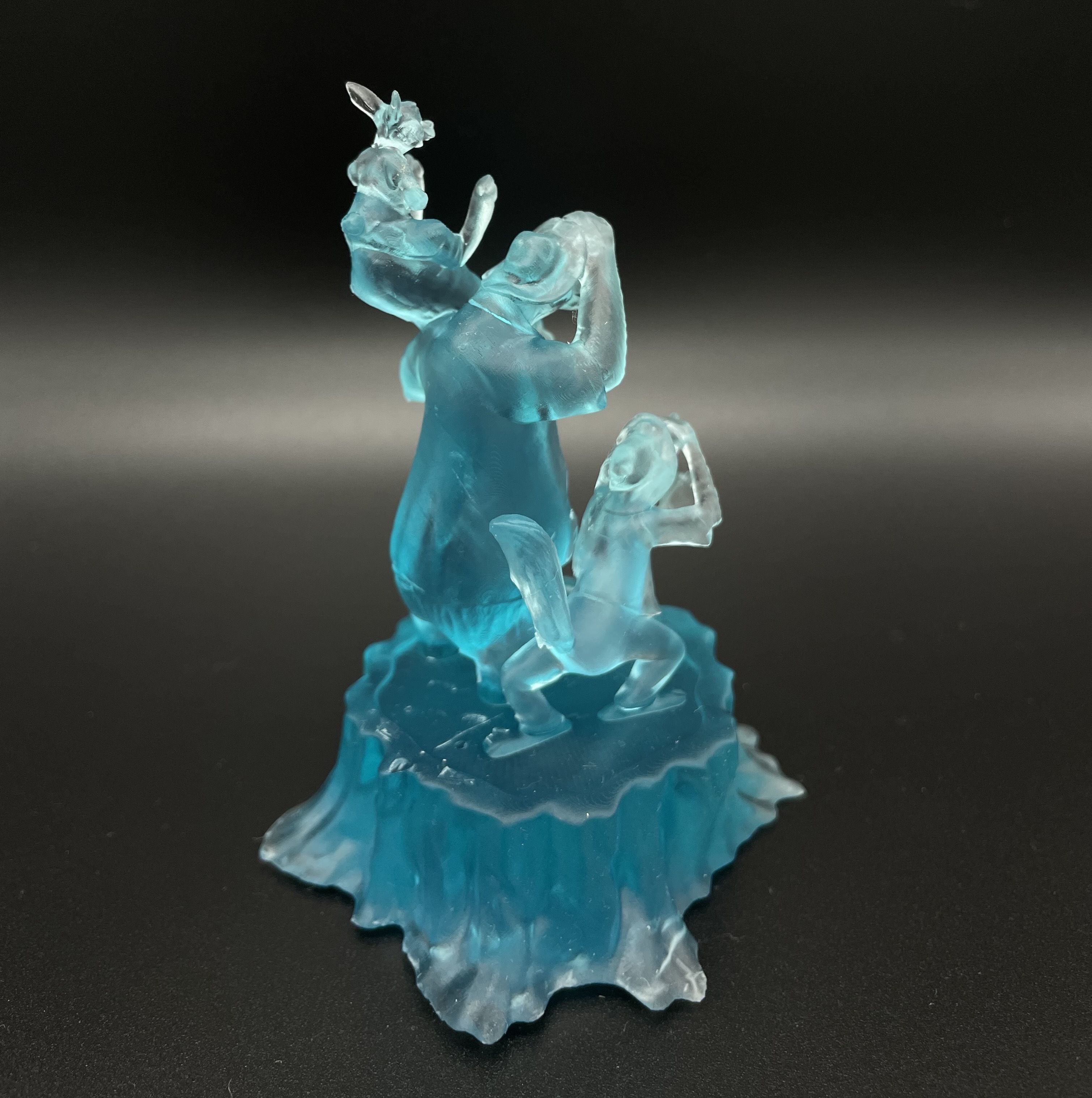 Splash Mountain Statue with Brer Fox Brer Bear and Brer Rabbit 3D model ...