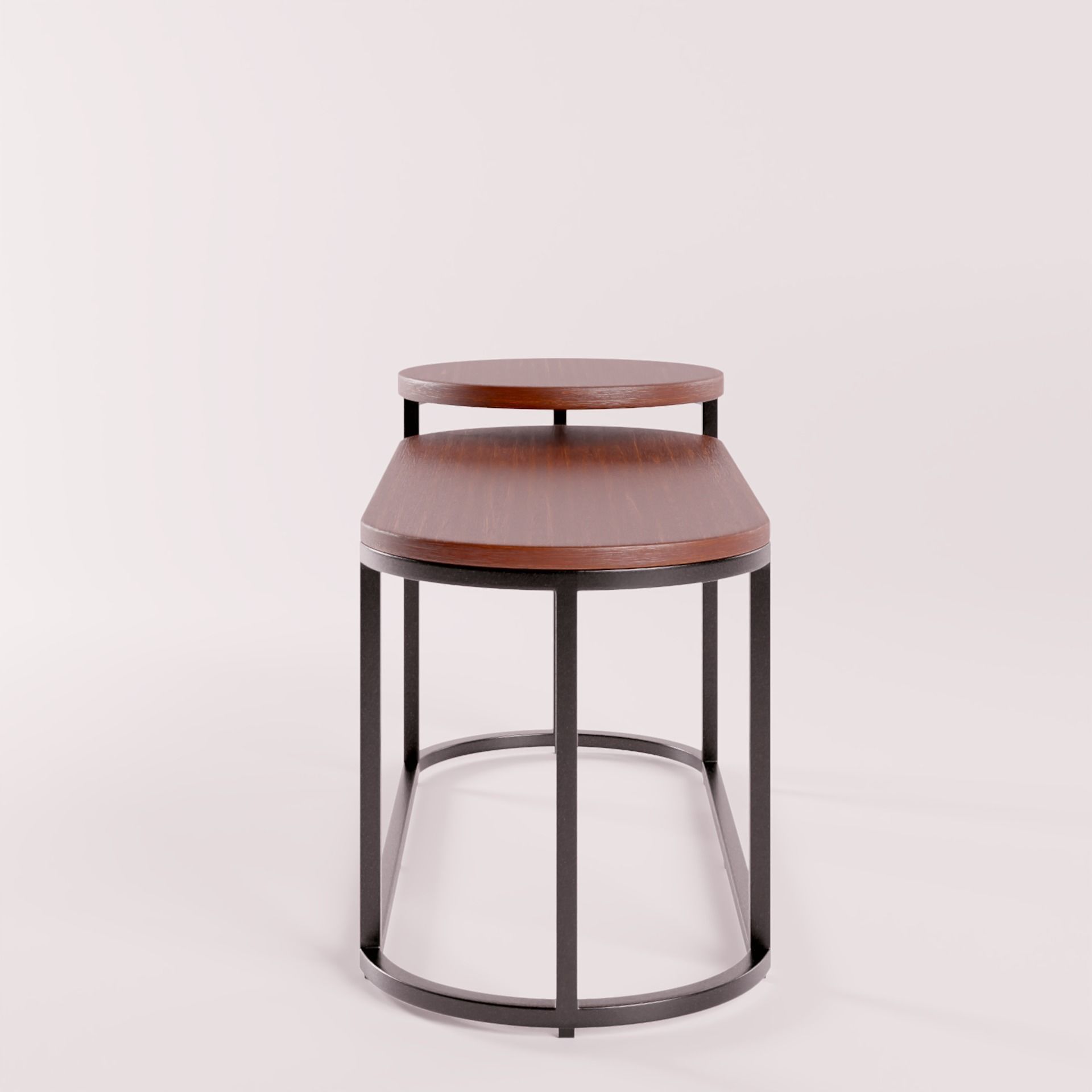 Beside Table 3D model_2