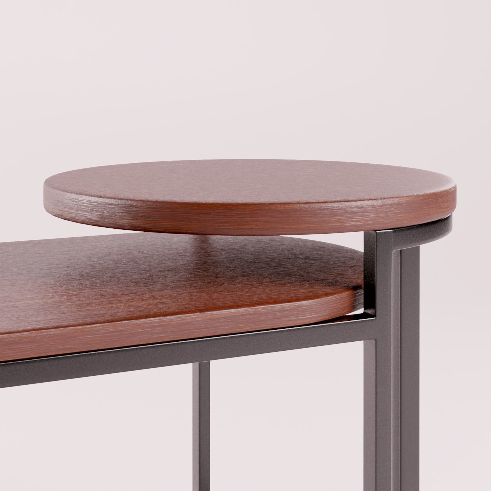 Beside Table 3D model_4