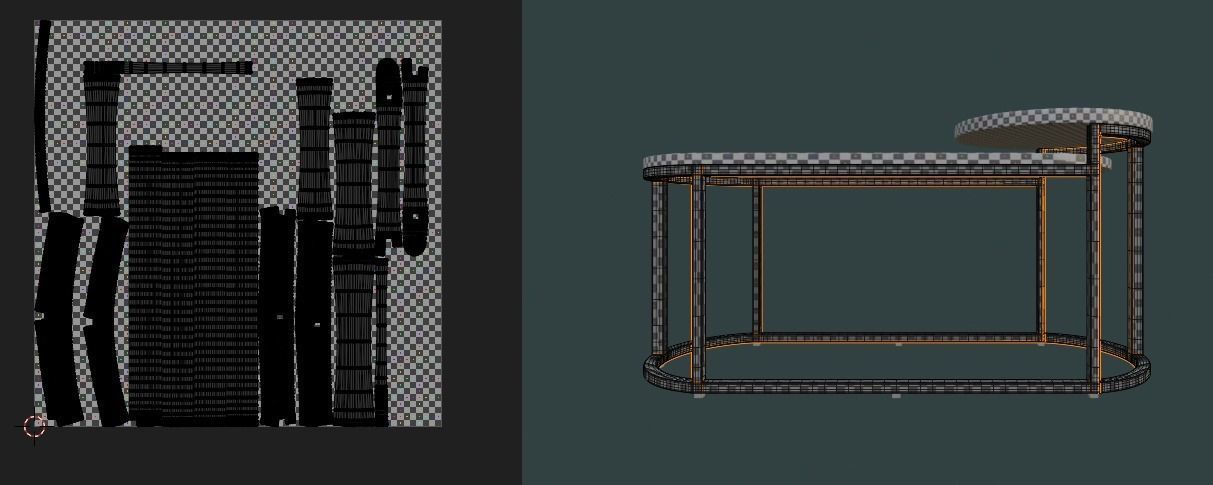 Beside Table 3D model_10