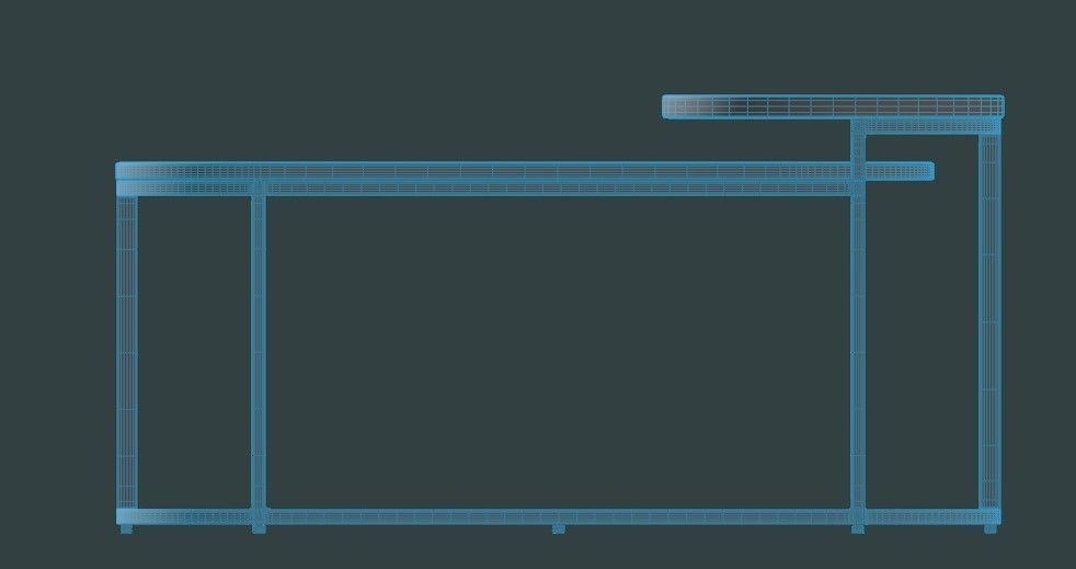 Beside Table 3D model_14