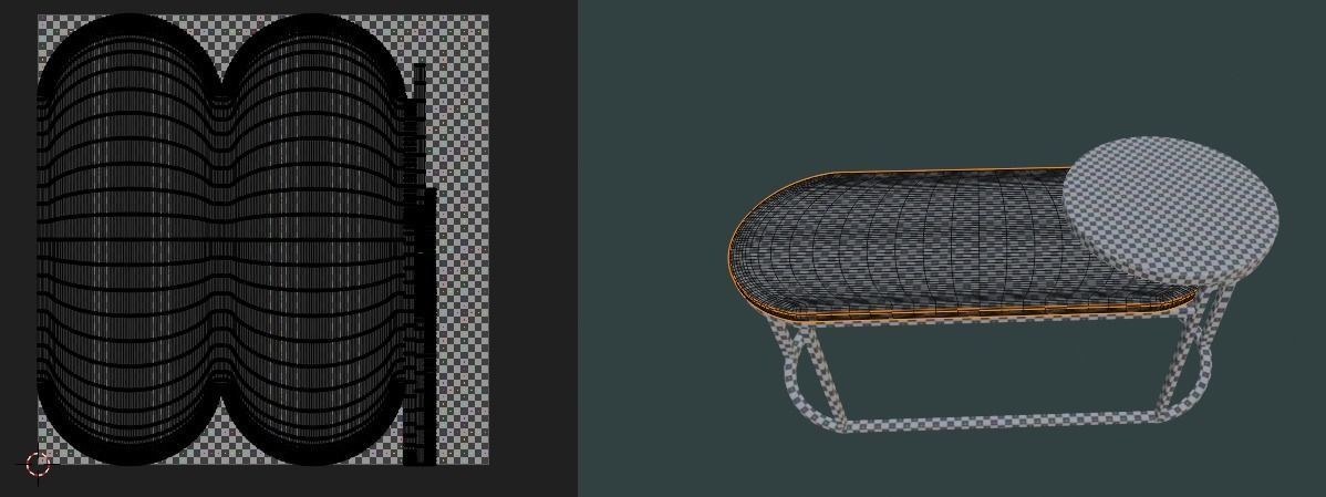 Beside Table 3D model_9