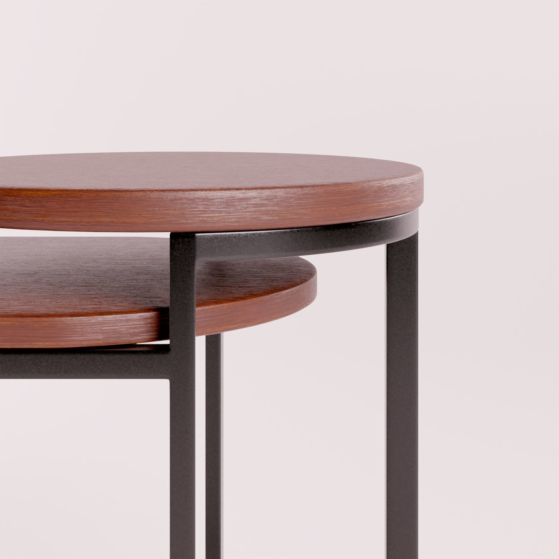 Beside Table 3D model_5