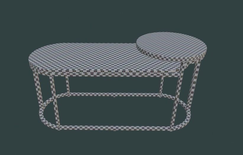 Beside Table 3D model_6