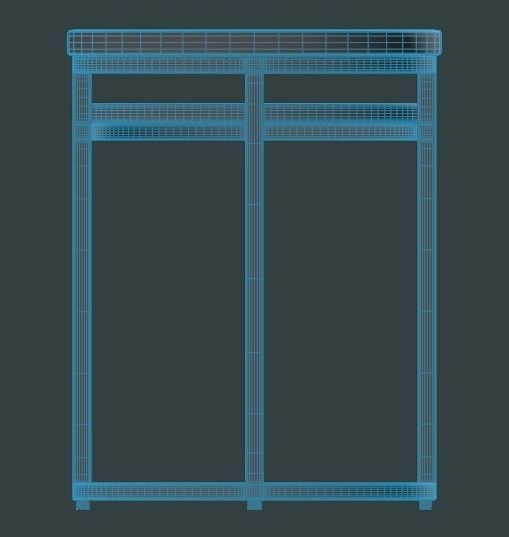 Beside Table 3D model_16