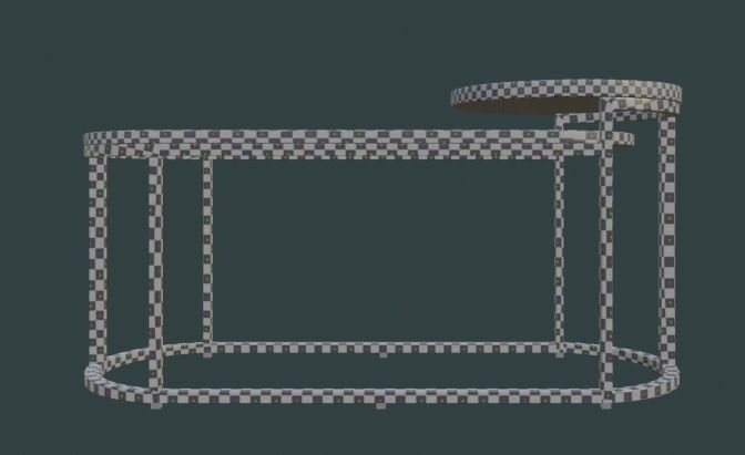 Beside Table 3D model_8