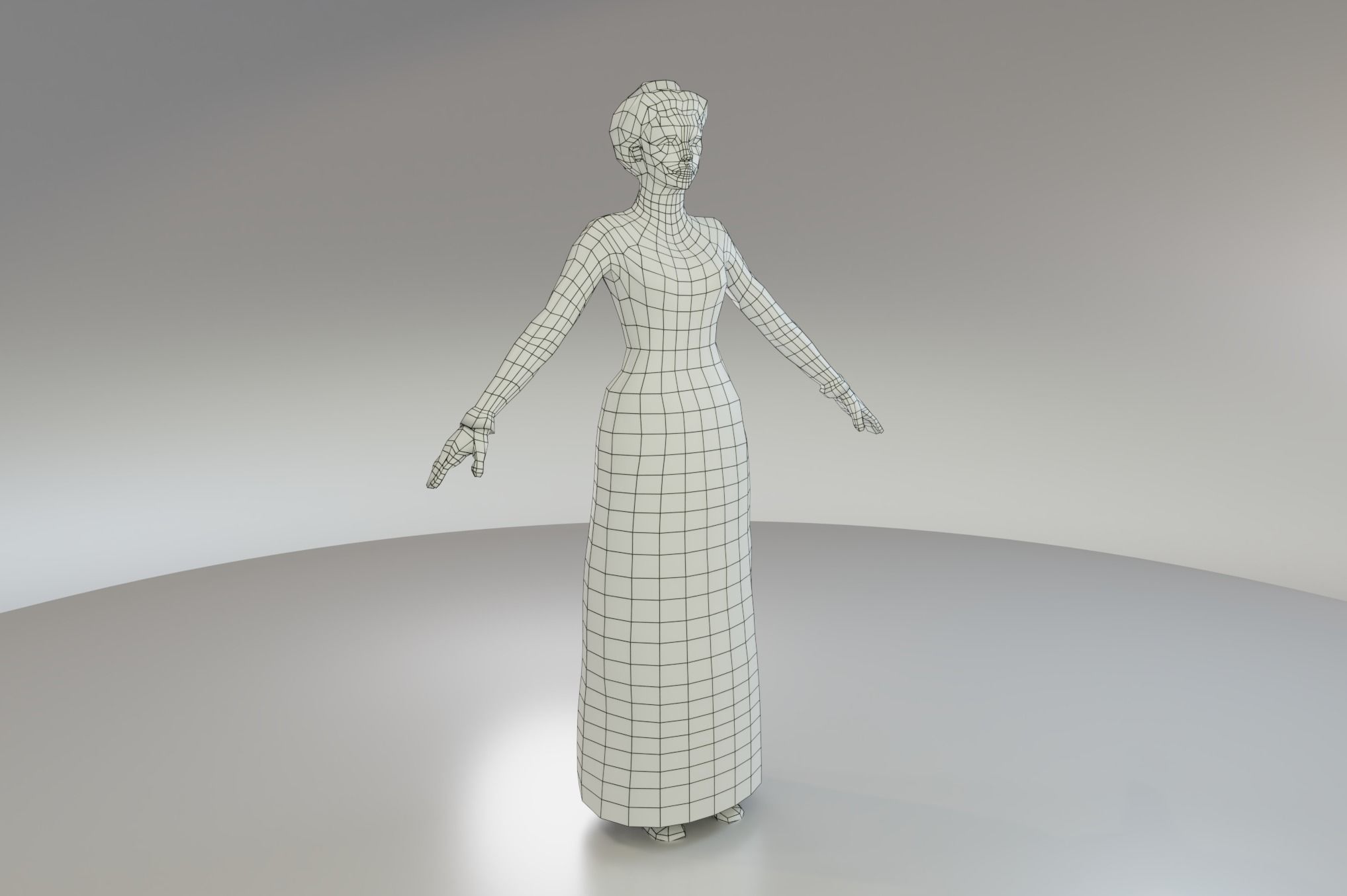 Low Poly Victorian Civilians 3D Model Collection_19