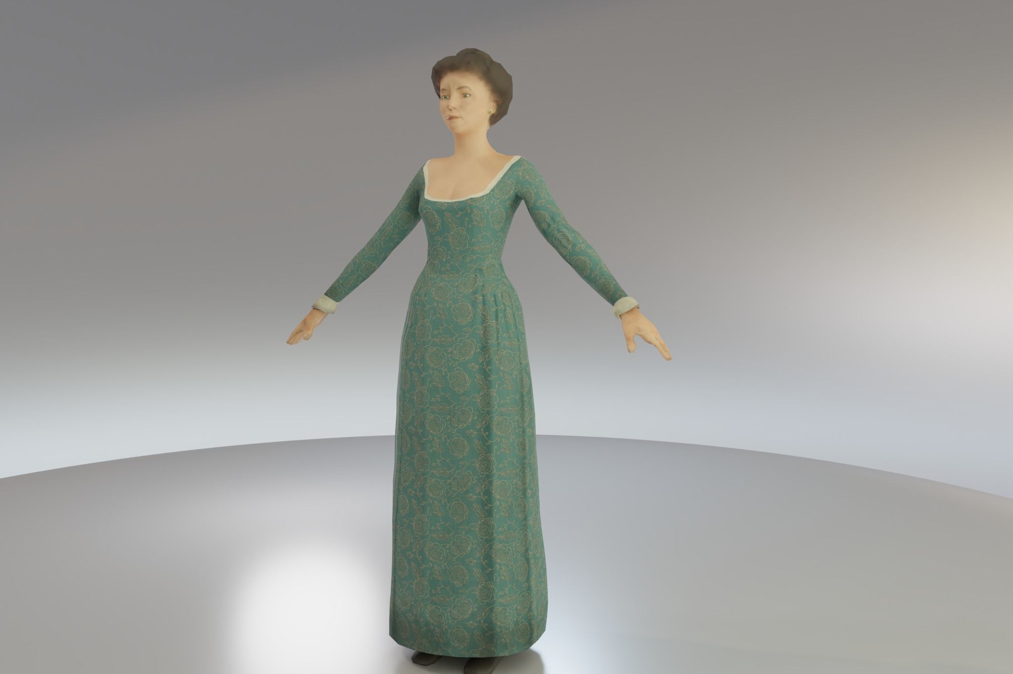 Low Poly Victorian Civilians 3D Model Collection_15