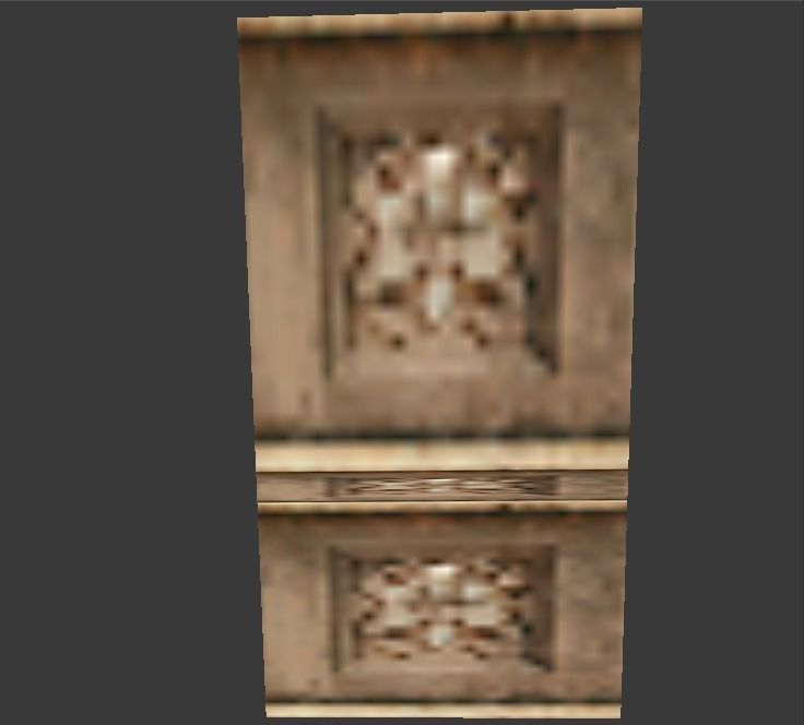 Gerudo Palace Platform Free low-poly 3D model_5