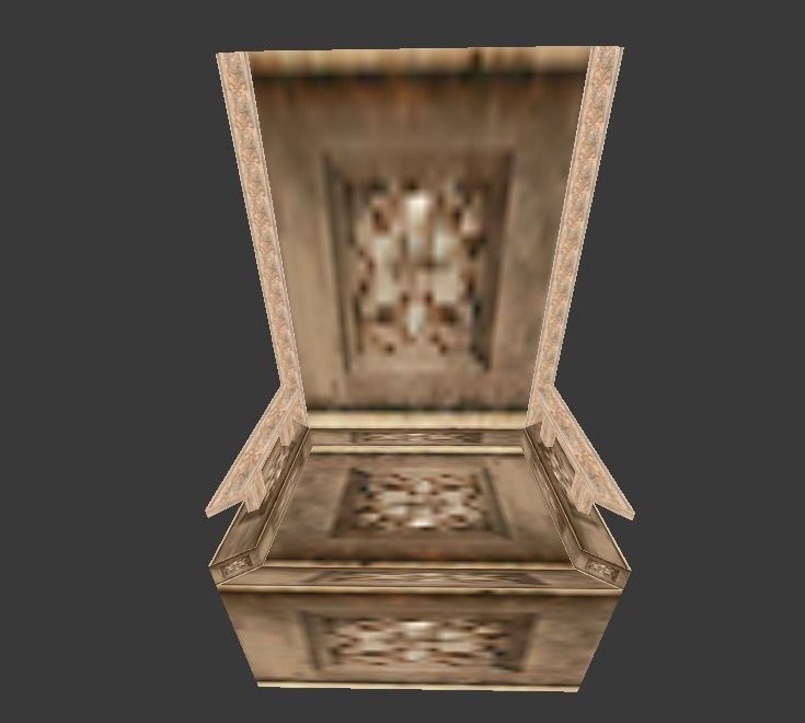 Gerudo Palace Platform Free low-poly 3D model_2