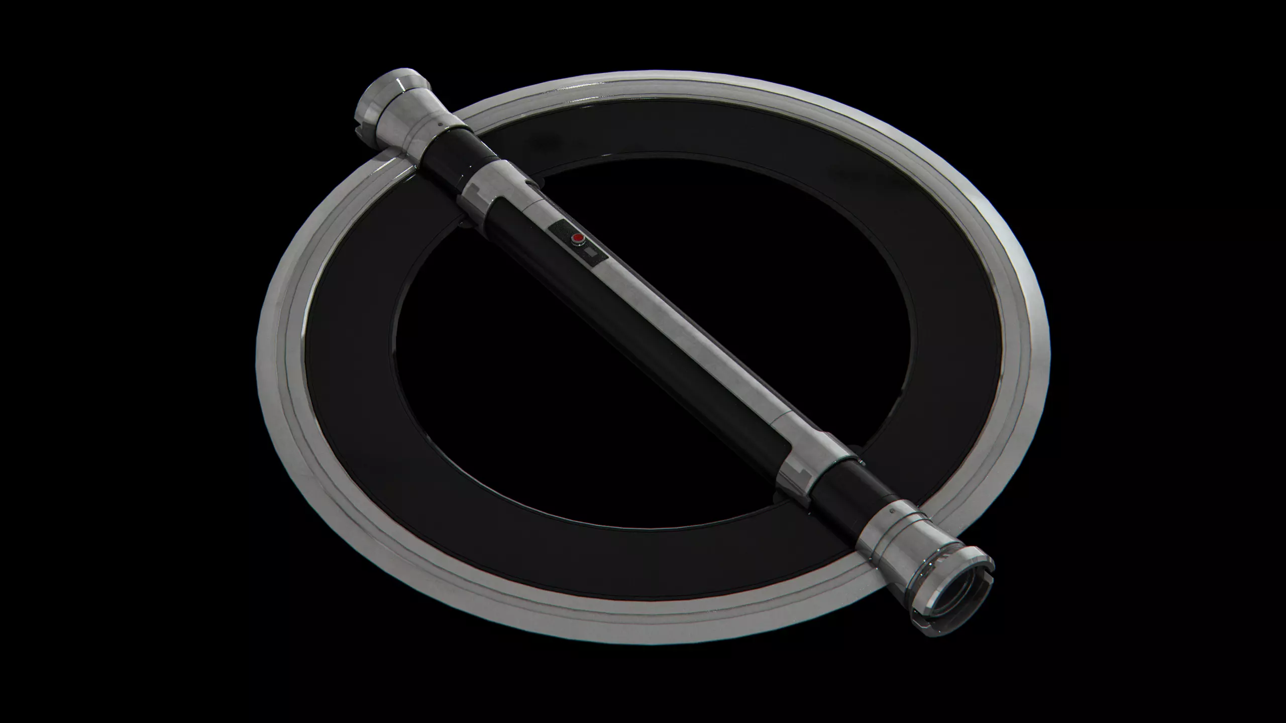 Inquisitor lightsaber - Star Wars 3D model_0