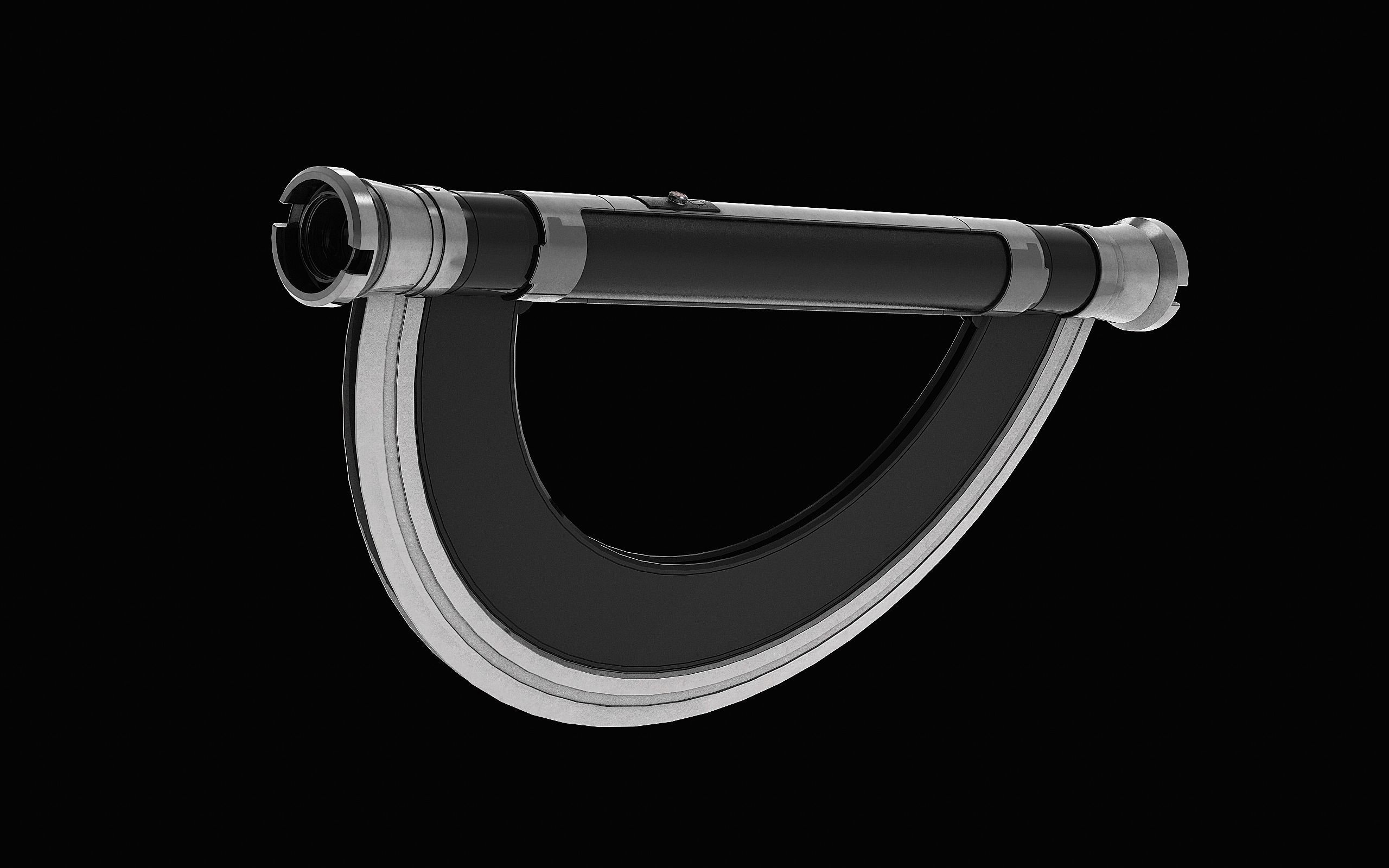 Inquisitor lightsaber - Star Wars 3D model_2