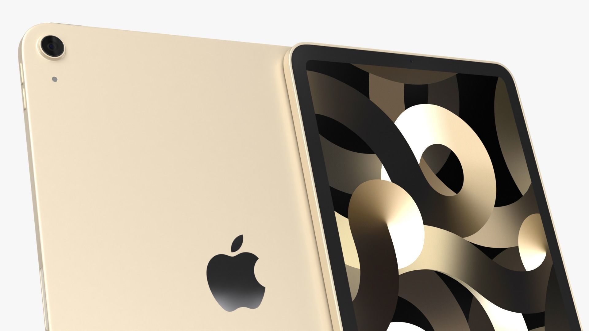 iPad Air Starlight 2022 3D model_3