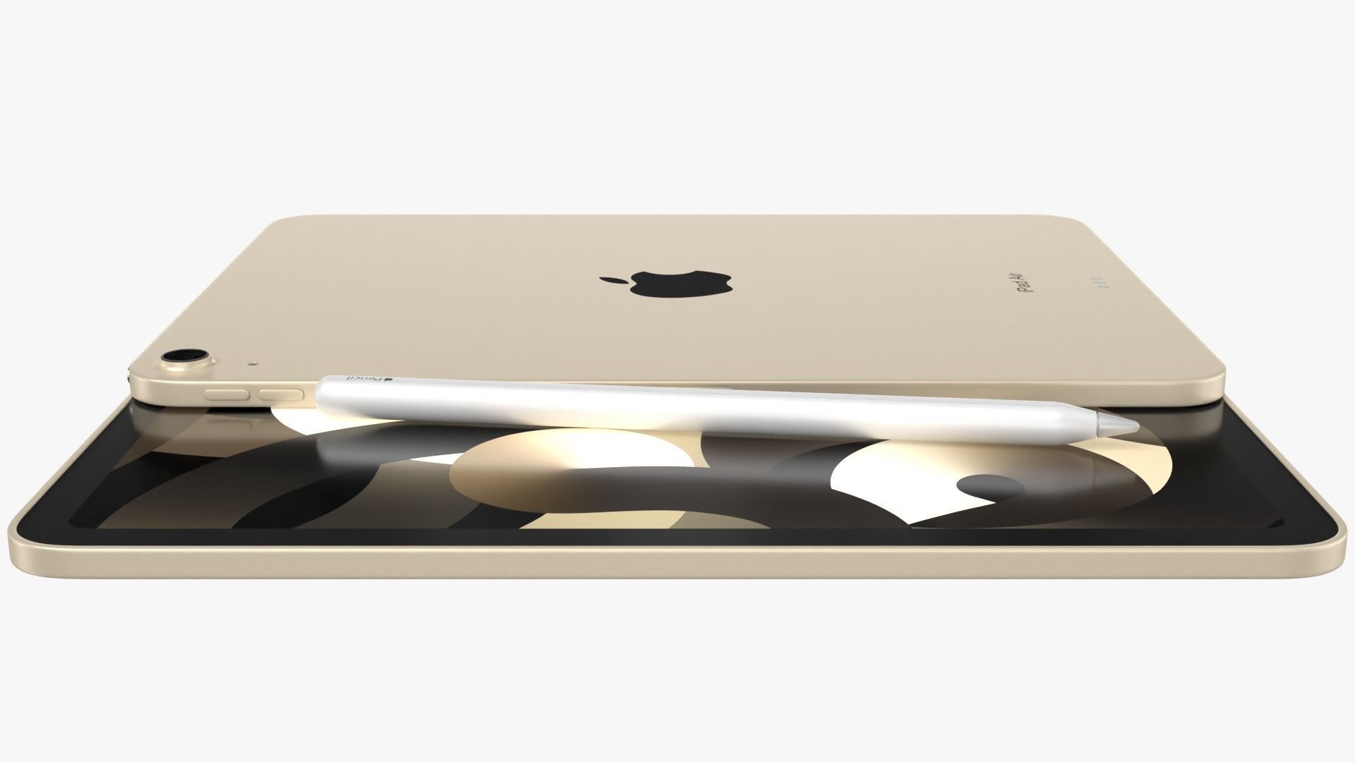 iPad Air Starlight 2022 3D model_10