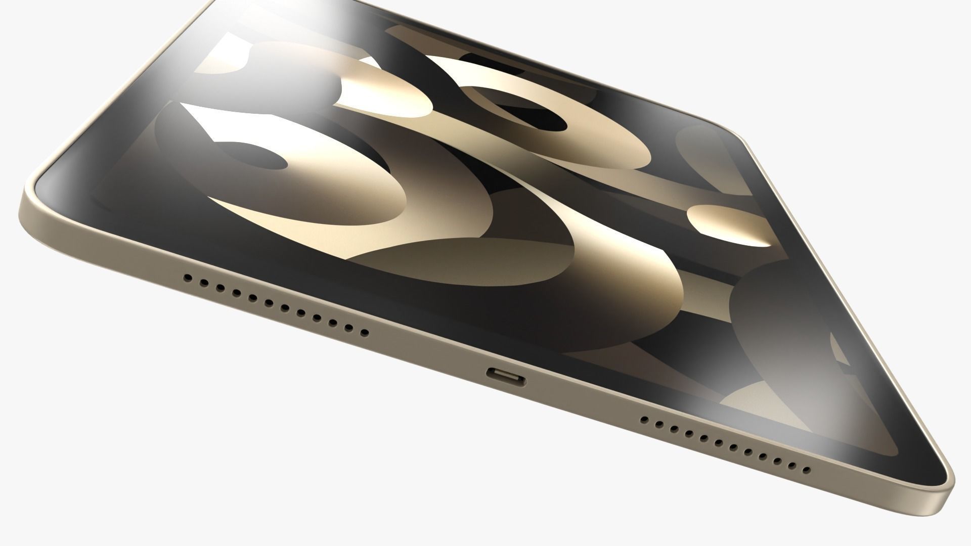 iPad Air Starlight 2022 3D model_7