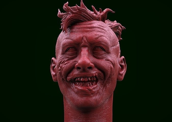 Barry Keoghan Joker Head -The Batman 3D print model