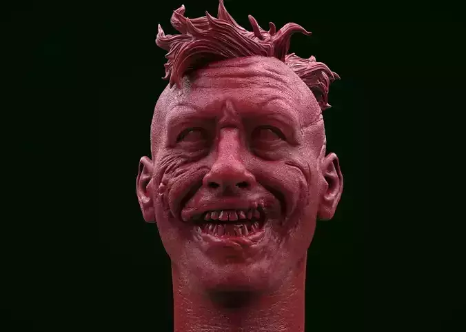 Barry Keoghan Joker Head -The Batman 3D print model