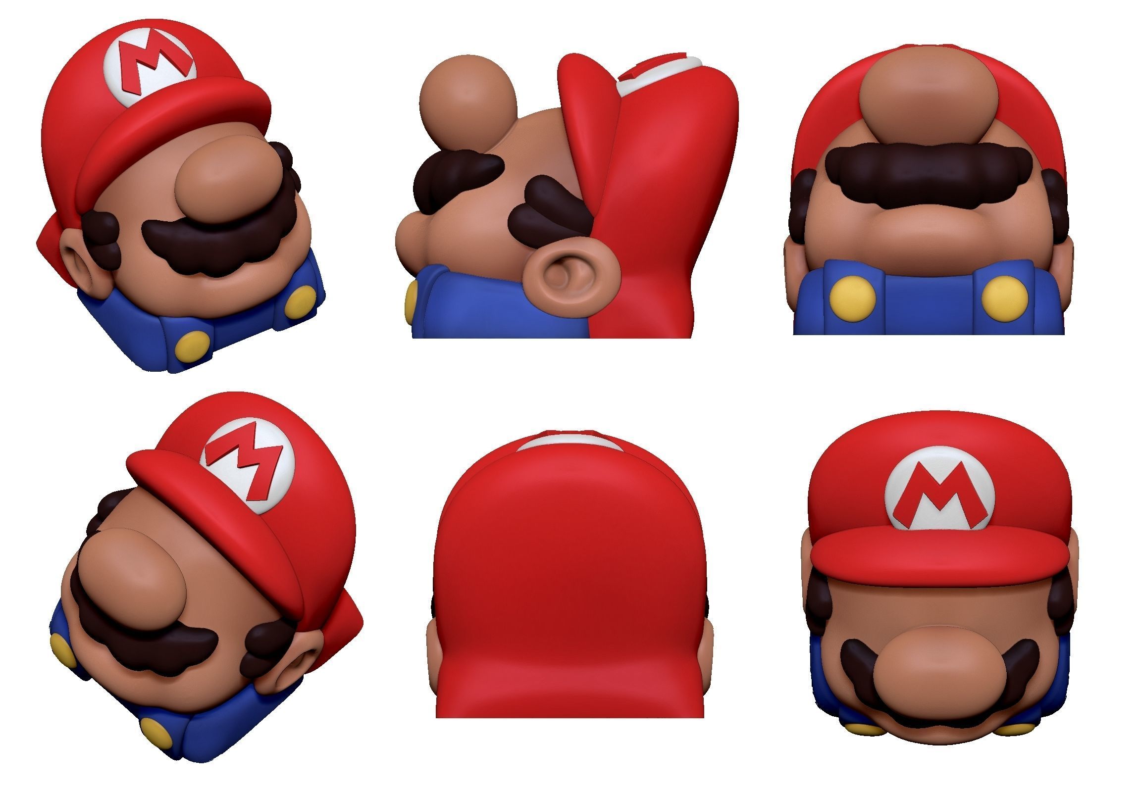 Bros Keycaps - keycaps collection - Mechanical Keyboard 3D print model_8