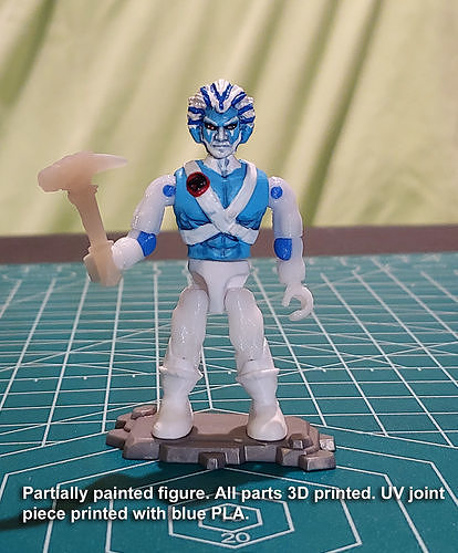 Mega Construx compatible Thundercats Bengali figure - Custom 3D print model