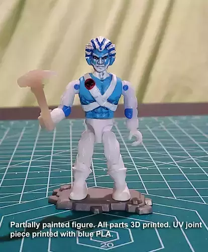 Mega Construx compatible Thundercats Bengali figure - Custom 3D print model