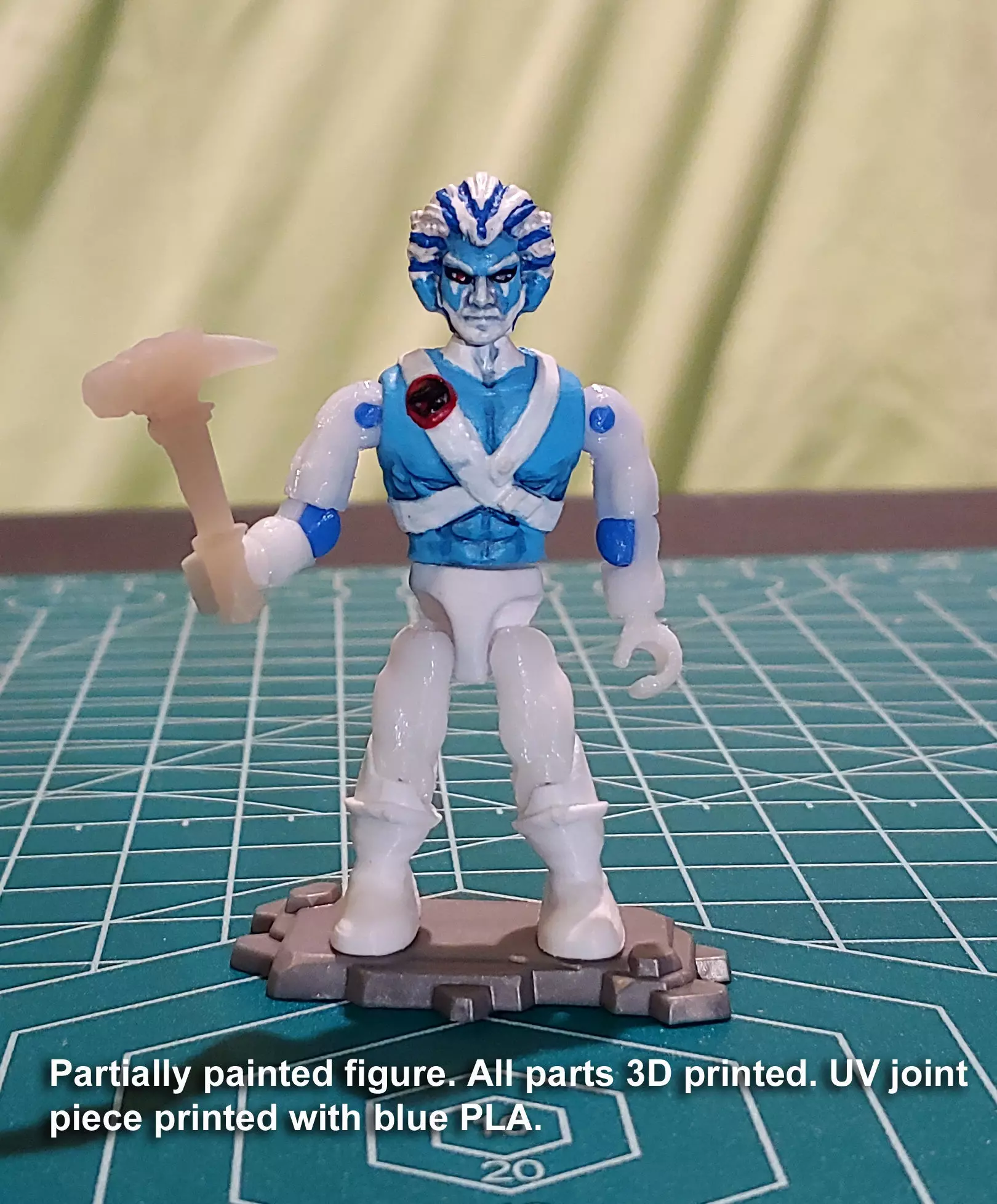 Mega Construx compatible Thundercats Bengali figure - Custom 3D print model
