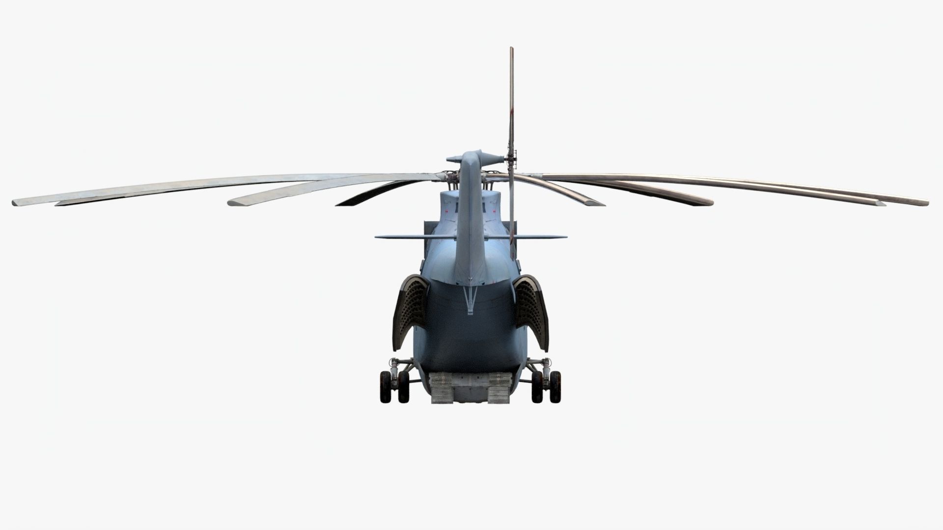 detailed helicopter mi26 Low-poly 3D model_3