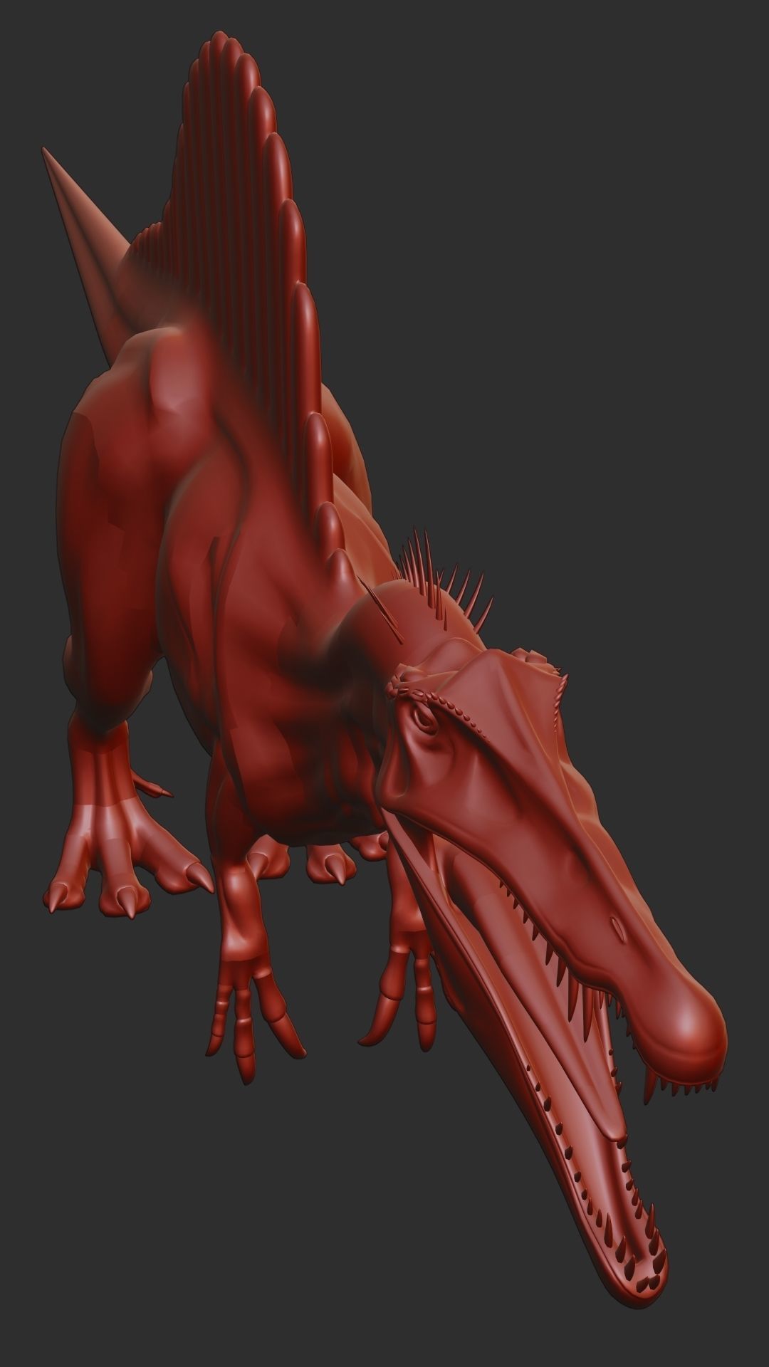 Spinosaur 3D Model dinosaur 3D model_1