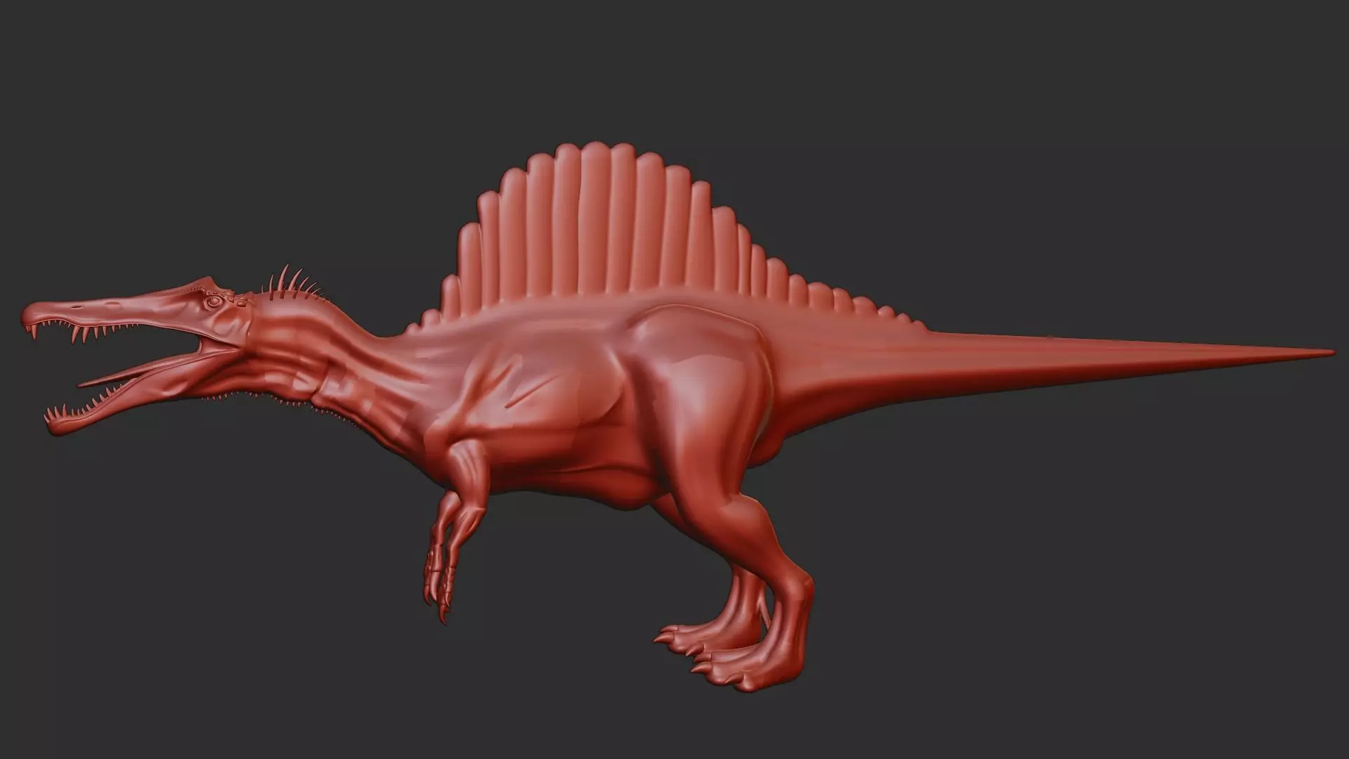 Spinosaur 3D Model dinosaur 3D model_0